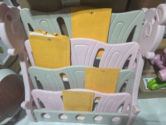 Children's book/magazine rack - $20