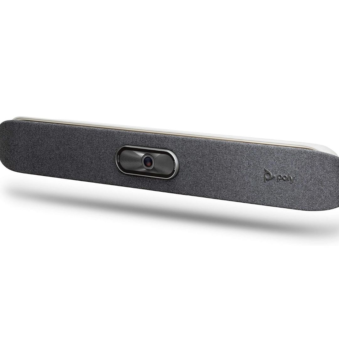Poly - Studio X30 (Polycom) - 4K Video & Audio Bar - Conferencing System for Small Meeting Rooms - Works with Teams, Zoom & More