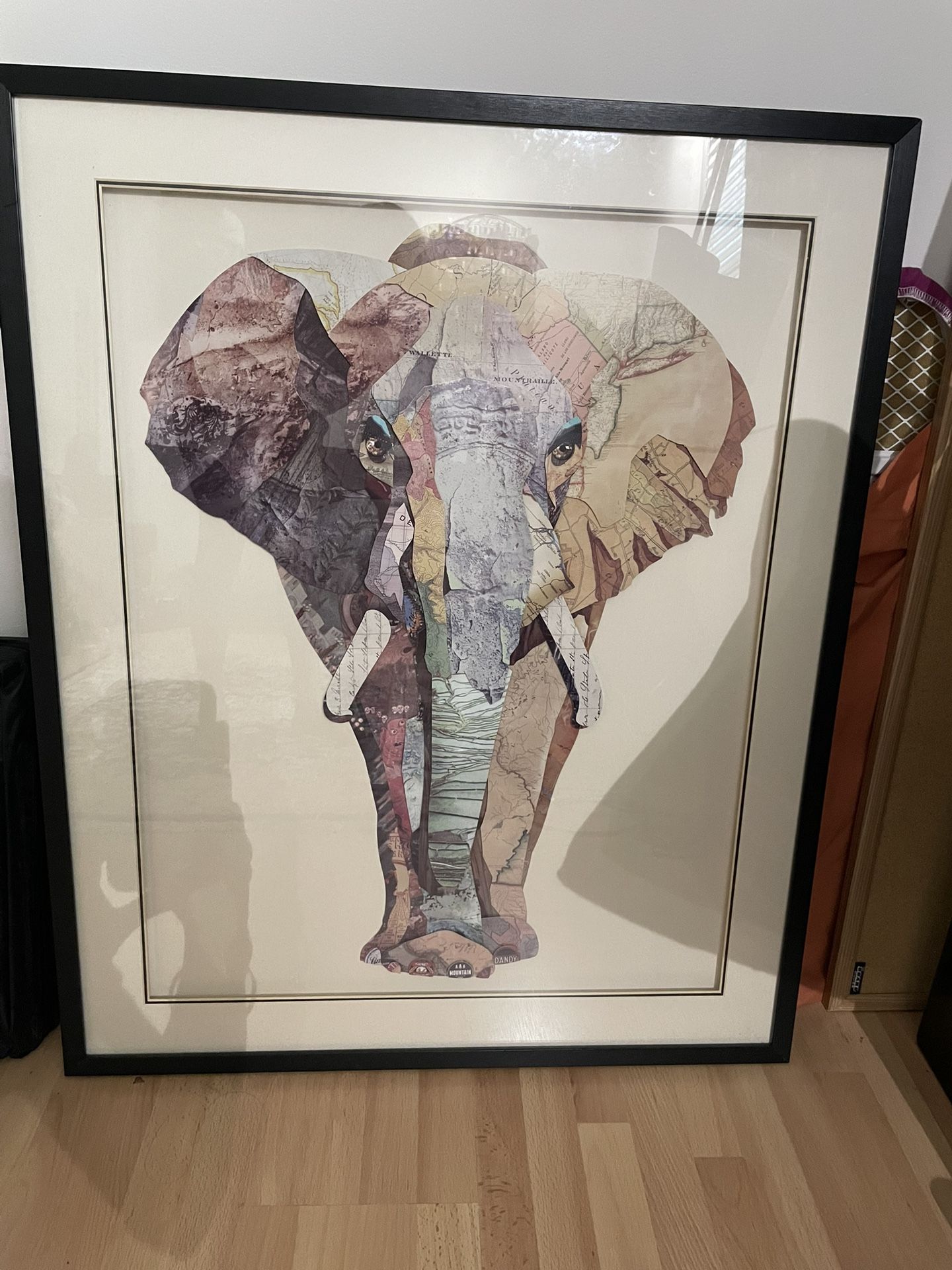 Elephant 3d Framed