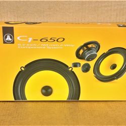 🚨 No Credit Needed 🚨 JL Audio Evolution C1 Series 6.5" Component Speaker System 225 Watts C1-650 🚨 Payment Options Available 🚨