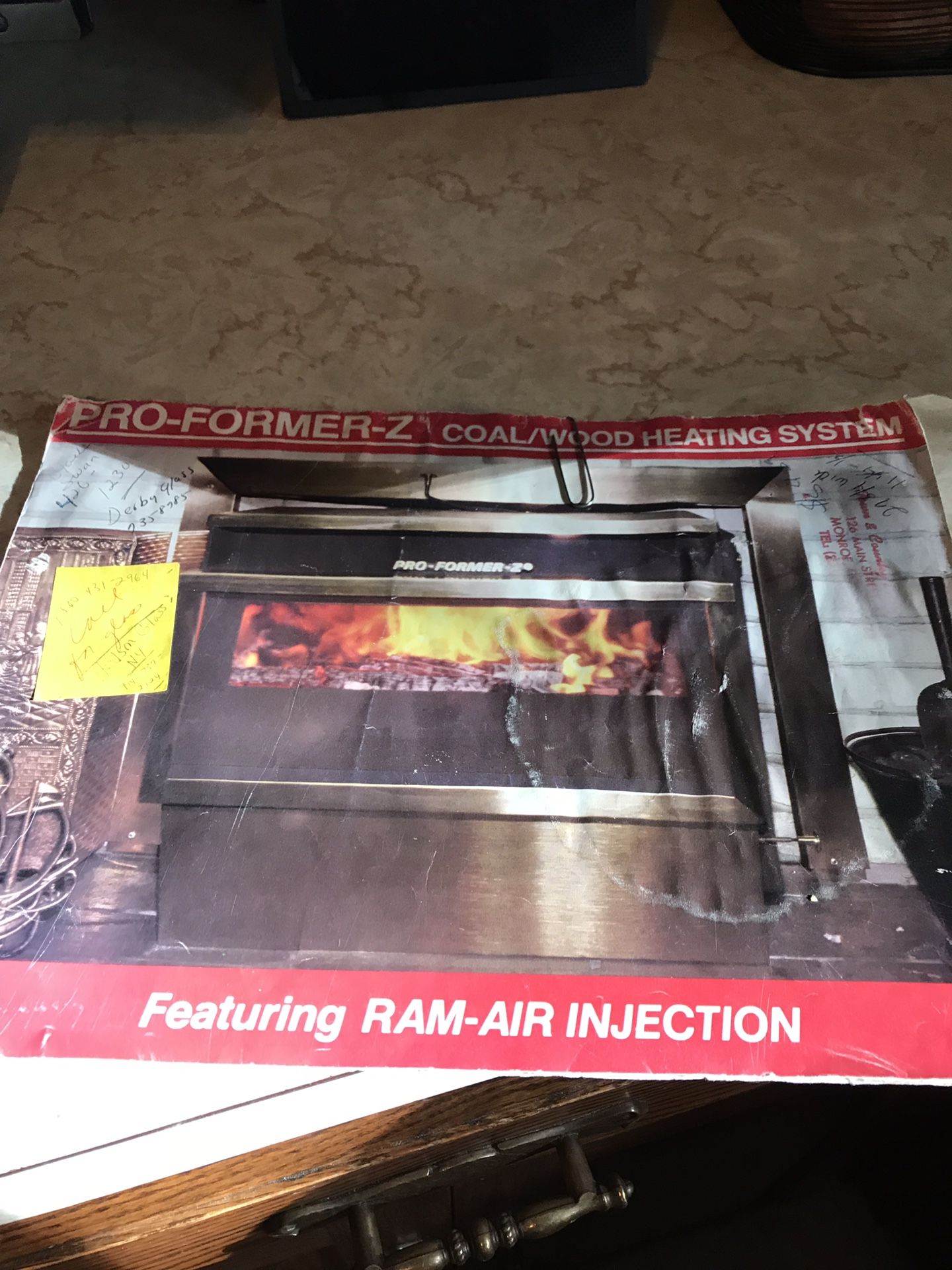 Pro former z wood stove