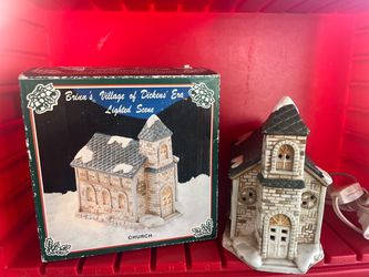 Brinn's Village of Dickens' Era Lighted Church