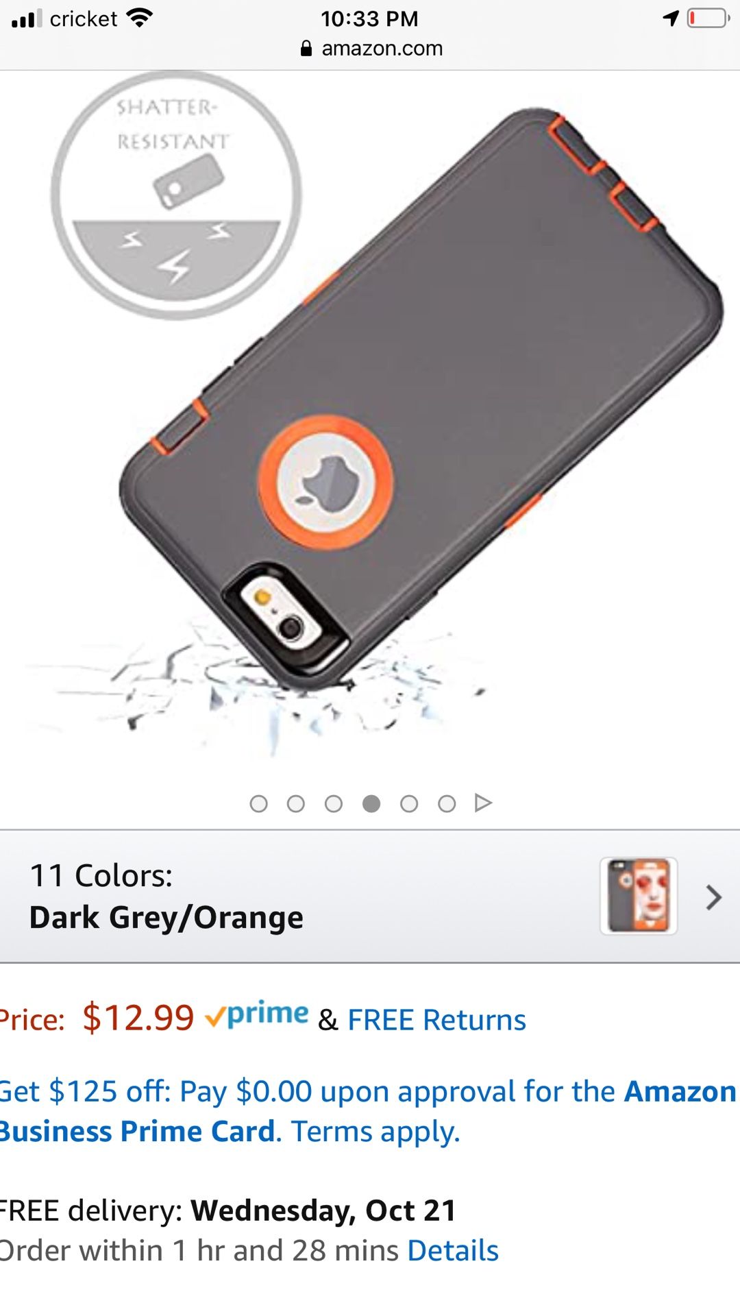 iPhone 6s protective phone case