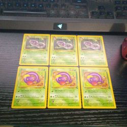 Pokemon Fossil Set Ekans And Arbok $6 Per Set $15 For All