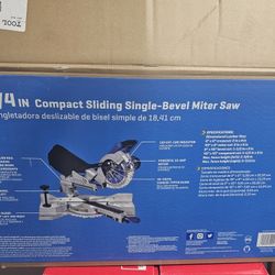 Kobalt 7 1/4 Sliding Single Bevel Miter Saw