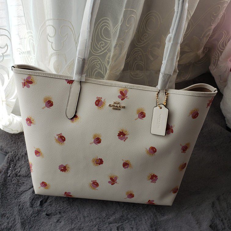 BRAND NEW Coach Floral Print Tote