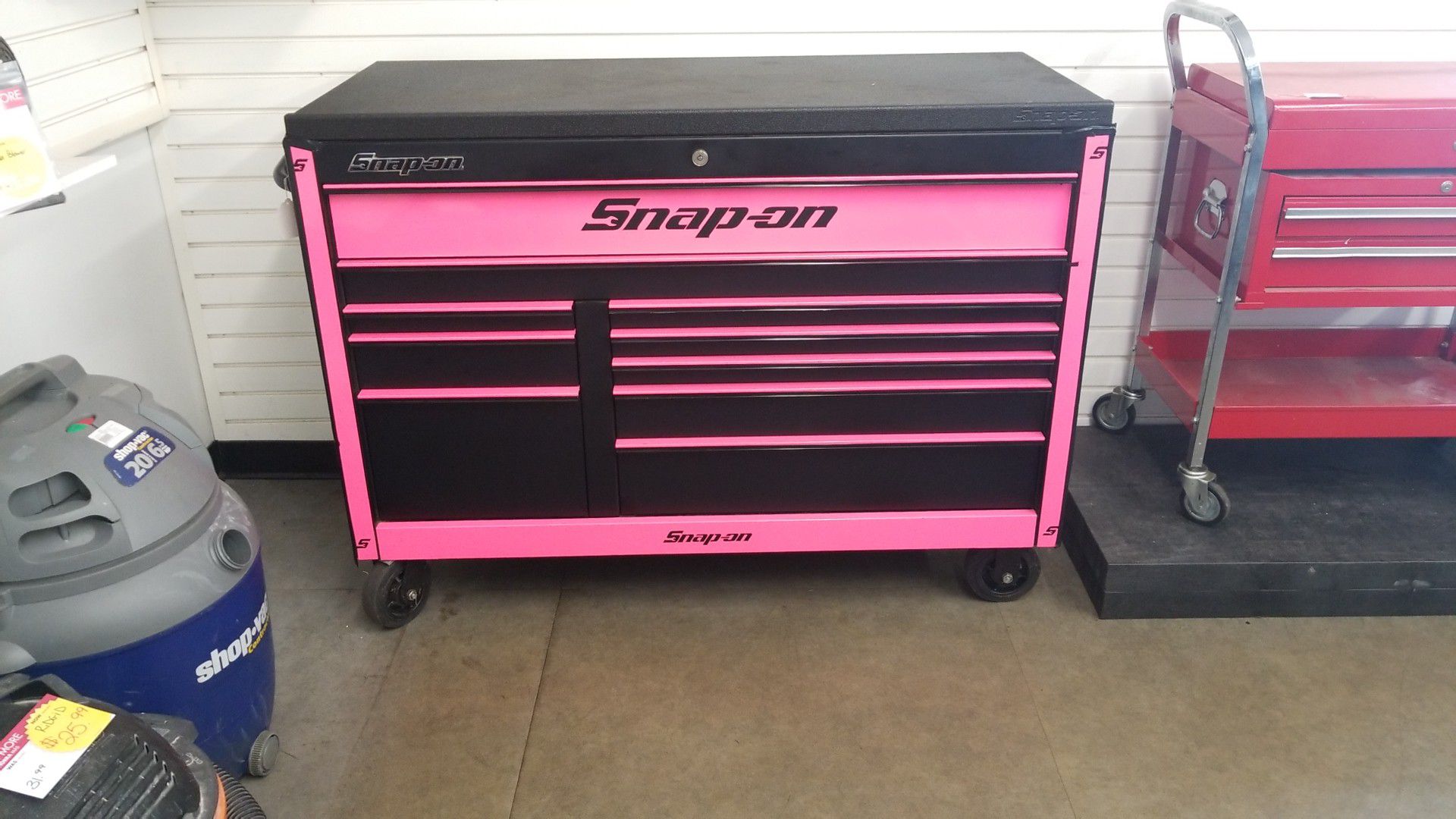Hot Pink! Snap On Tool box