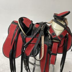 Nueva Montura Charra Bordada Con Cantinas Desmontables