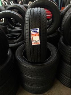 Bridgestone set used tires 235/60/18