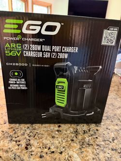 NEW EGO Power+ 56V Dual Port Battery Charger