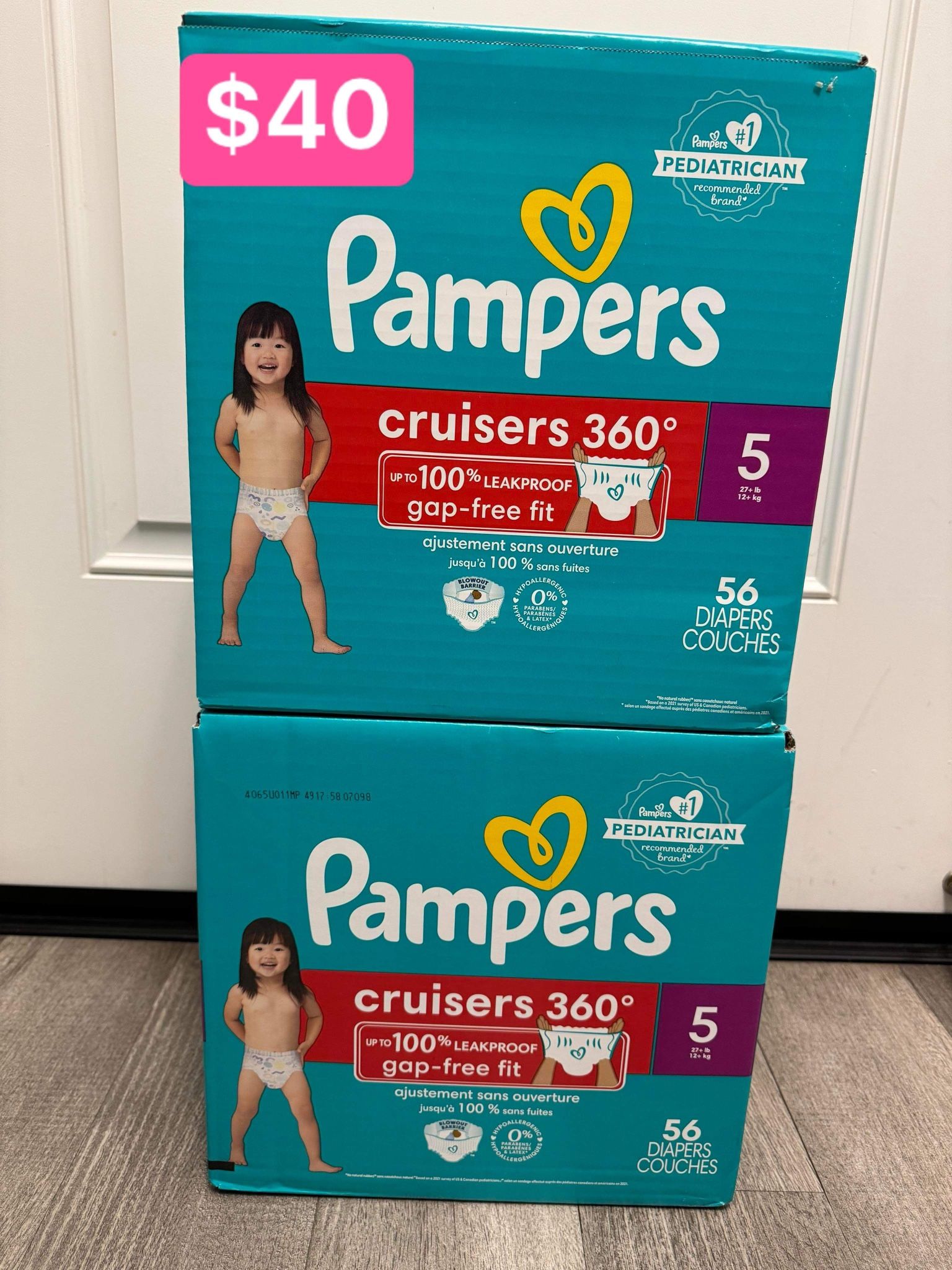 Pampers Cruisers 360 Size 5 (112 Total)