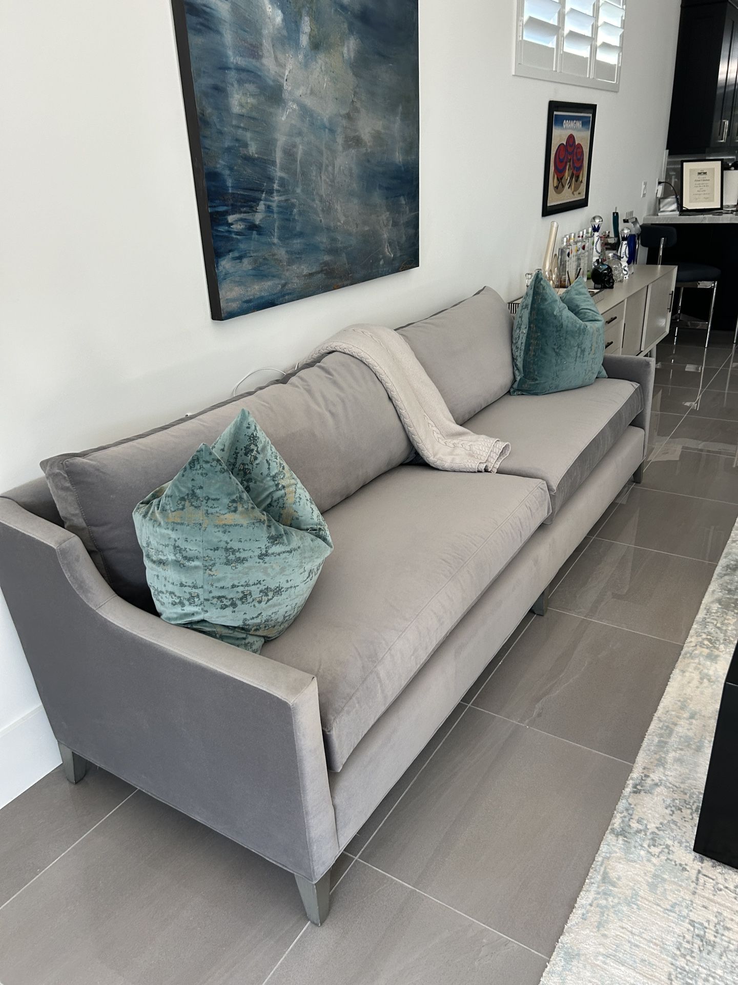 Mitchell Gold 104” Sofa.