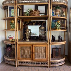 Great 3 Piece Shelf Unit Multiple Shelves W Many Ways To Use Indoors Or Outdoors 