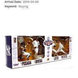 McFarlane's 2009 World Series Champions POSADA RIVERA JETER PETTITTE Core Four
