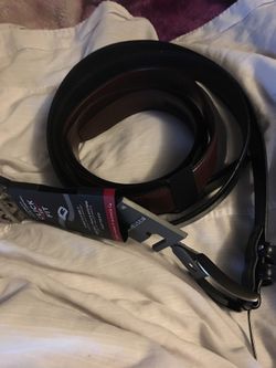 Brand New with tags attached belts for men a brown and a white color size black is 46 and brown is one size $13 each