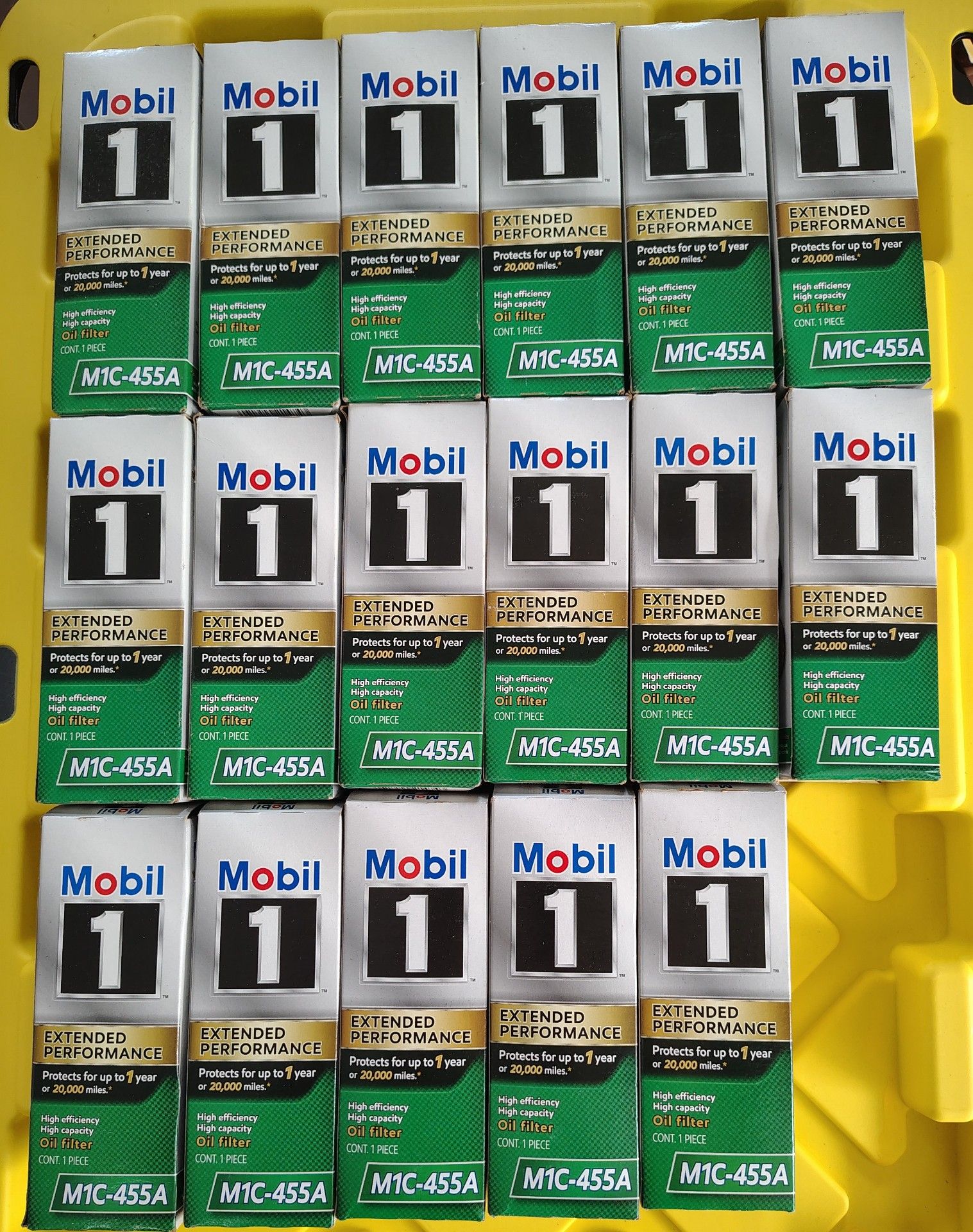 Mobil 1 M1C-455A Extended Performance Oil Filters - Fits Jeep/Ram/Dodge/Chrysler 3.6L