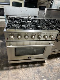 Forno Stainless Steel 6-Burner Gas Range