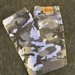 Stüssy Spray Dye Camo Big Ol Jeans