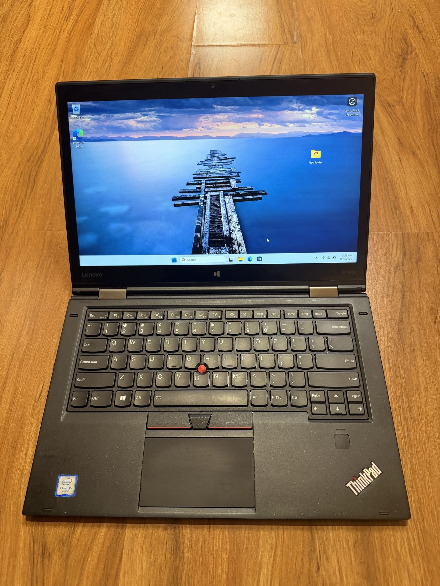 Lenovo ThinkPad X1 Yoga core i5 6th gen 8GB Ram 256GB SSD Windows 11 Pro 14” HD Touch Screen Laptop with charger in Excellent Working condition!!!!!