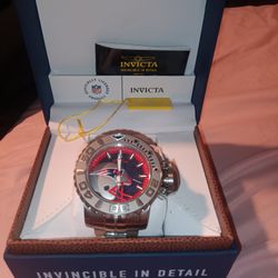 Rare Invicta Collectors“NE Patriots-NFL” 58mm Watch