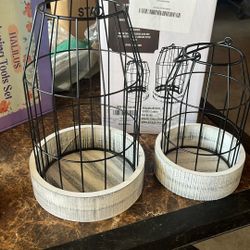 2 Lantern Candle Holders 