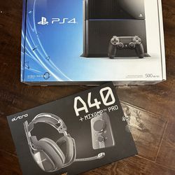 PS4 With Games / ASTRO A40 