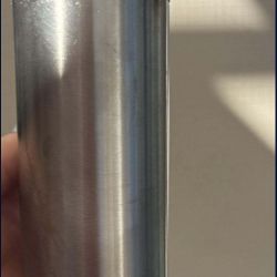 Home Zone Living Foaming Hand Soap Dispenser with Stainless Steel Outer Cover, Refillable Pump for Kitchen and Bathroom Sinks