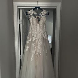 Wedding Dress And Veil