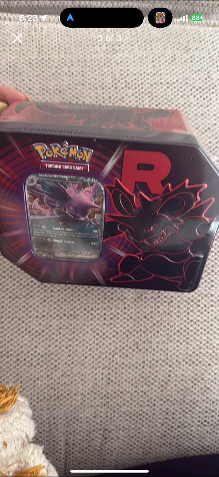 POKEMON FALL TEAM ROCKET TIN