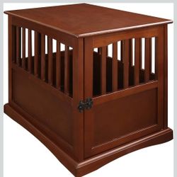 Wooden Dog Crate/ End Table