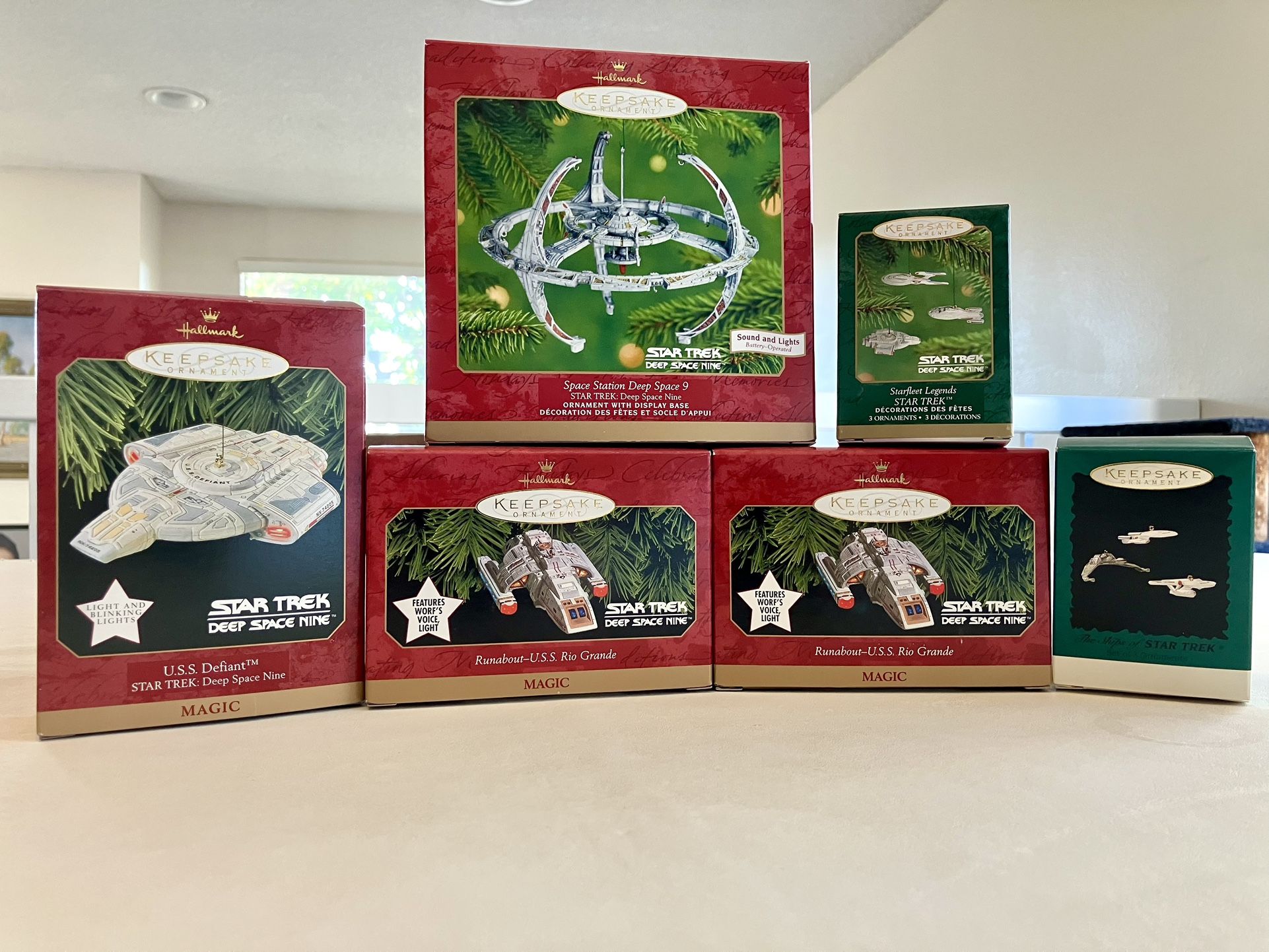 Hallmark Star Trek ornaments