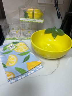 Lemon Design Kitchen 4pc Set