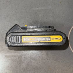 Dewalt 20v Max /lithium Ion Battery 
