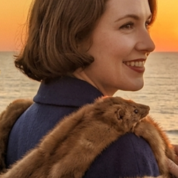 Vintage J.L. Hudson Co. 3-Pelt Mink Fur Stole - 52" Honey Blonde Mid-Century Wrap - Detroit Fur Salon