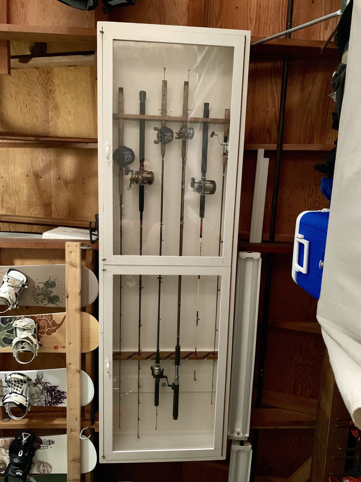 Custom fishing rod/ reel display box. for Sale in Mission Viejo, CA -  OfferUp