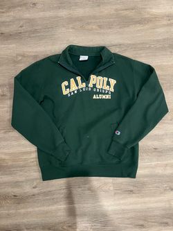 Green quarter zip