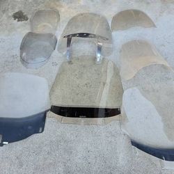 Assorted Motorcycle Windshields 
