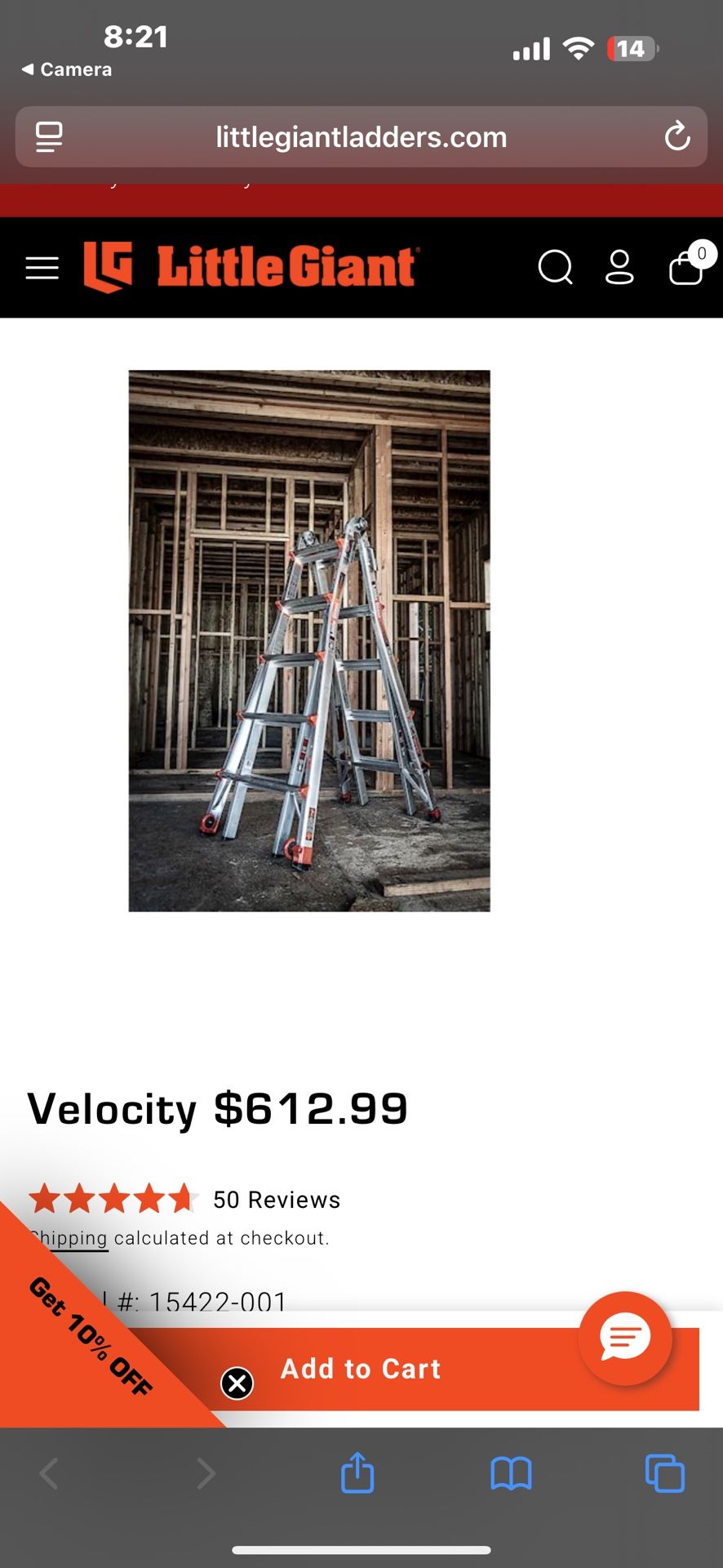 22 Velocity Little Giant Multi Ladder
