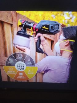 New Wagner Flexio 2500 Electric Handheld Hvlp Paint And Stain Sprayer 