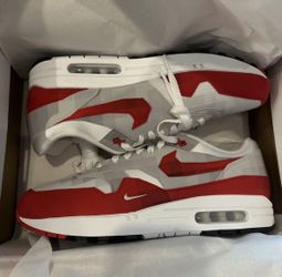 Size 11 - Nike Air Max 1 .SWOOSH Low Poly - Kai Cenat - Sport Red