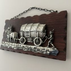 Antique Wood Wall Picture