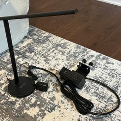 Desk LED Lamp & Outlet 
