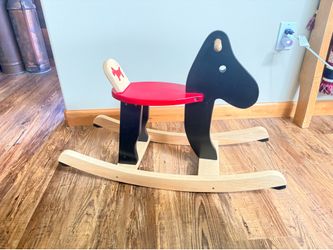 Modern Wooden Rocking Horse