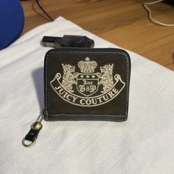 Vintage Juicy Couture Mad Money Brown Wallet Y2K