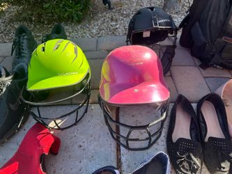 Softball helmets
