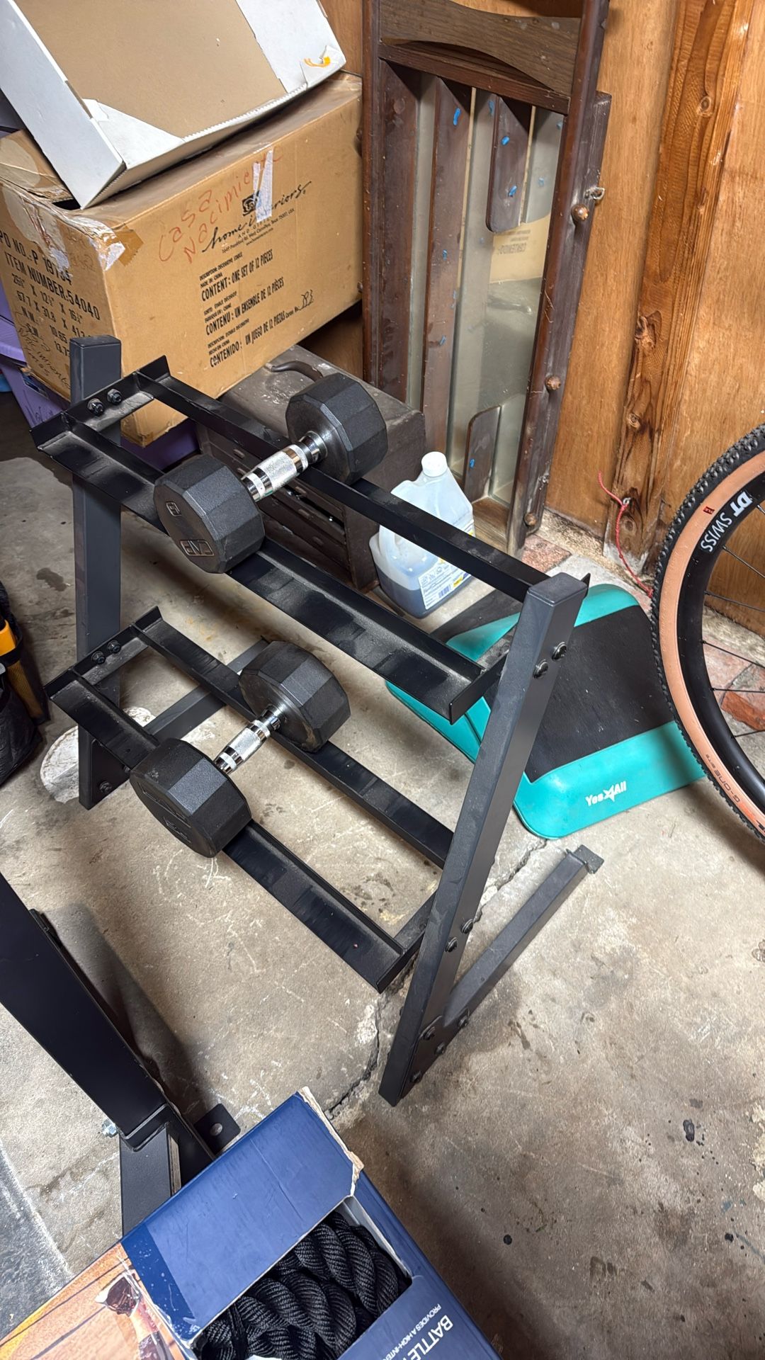 Dumb Bell Rack Organizer