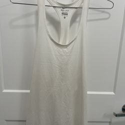 Nike Ladies Dri-fit Tank Top - Great Shape - White  - Size XL