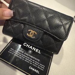 Chanel caviar small caviar wallet