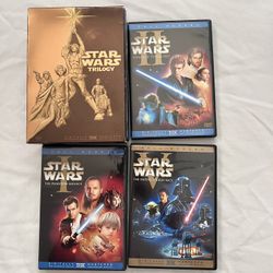 Star Wars Trilogy DVD box set of 4 Plus 3 Movies DVD