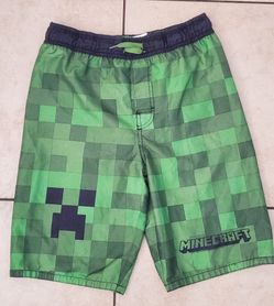 Minecraft Boys Swim Shorts. Size Large